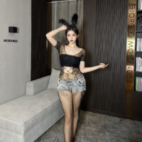 00632-1531538731 Péché Bourgeois | 選べる2色 網タイツオープンボディストッキング|【即日発送・サイズ交換NG・メール便対象】輸入下着・ランジェリー<PB0023>