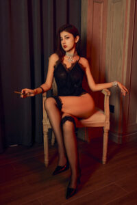 Luxe Solitaire | 高級ランジェリー・ナイトローズ・レースナイトガウン＆ボディスーツ・ブラック（ワイヤーなし） | 即日発送・サイズ交換NG・メール便対象】輸入下着・ランジェリー<LS0003>