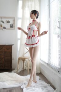 12 Série Fantasmagorique | 3点セット ロマンティックメイド・フリルランジェリーセット(チョーカー・トップス・Tバック) | 即日発送・サイズ交換NG・メール便対象】輸入下着・ランジェリー<SF0002>