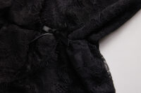 Luxe Solitaire | 高級ランジェリー・ナイトローズ・レースナイトガウン＆ボディスーツ・ブラック（ワイヤーなし） | 即日発送・サイズ交換NG・メール便対象】輸入下着・ランジェリー<LS0003>