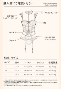 详情页25 Luxe Solitaire | 高級ランジェリー・ホワイトテンプテーション・レースビスチエ/コル4点セット(ワイヤーあり・首ベルト・ガ-タ-・T バック) | 即日発送・サイズ交換NG・メール便対象】輸入下着・ランジェリー<LS0001>