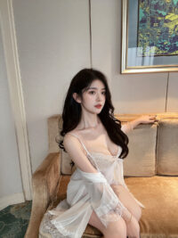 2 Ange Déchu | 選べる4色 3点セット大人のベビードール/スリップ・ナイトガウン・Tバック(ワイヤーなし・シースルー) | 即日発送・サイズ交換NG・メール便対象】輸入下着・ランジェリー<AD0003>