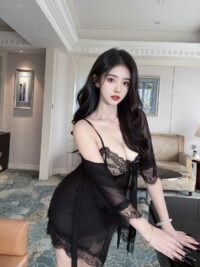 25 Ange Déchu | 選べる4色 3点セット大人のベビードール/スリップ・ナイトガウン・Tバック(ワイヤーなし・シースルー) | 即日発送・サイズ交換NG・メール便対象】輸入下着・ランジェリー<AD0003>