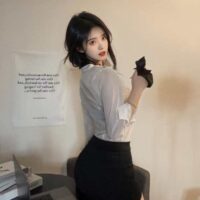 Série Fantasmagorique | 3点セット オフィス・ 秘書コスプレセット(シャツ・ネクタイ・スカート) | 即日発送・サイズ交換NG・メール便対象】輸入下着・ランジェリー<SF0009>