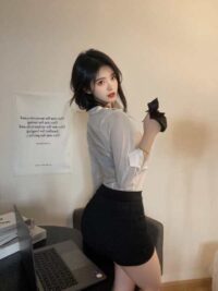 Série Fantasmagorique | 3点セット オフィス・ 秘書コスプレセット(シャツ・ネクタイ・スカート) | 即日発送・サイズ交換NG・メール便対象】輸入下着・ランジェリー<SF0009>