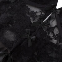 7 Luxe Solitaire | 高級ランジェリー・グジュアリーサテンレースベビードール/スリップ(ワイヤーなし) | 即日発送・サイズ交換NG・メール便対象】輸入下着・ランジェリー<LS0002>