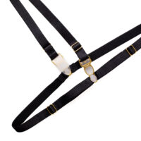 8 Luxe Solitaire | 高級ランジェリー・5点セット ナイトボンデージ・セパレートランジェリーセット・ブラック | 即日発送・サイズ交換NG・メール便対象】輸入下着・ランジェリー<LS0006>