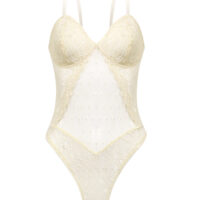 主图 Luxe Solitaire | 高級ランジェリー・柔光サンド シアーレース キャミソールボディスーツ | 即日発送・サイズ交換NG・メール便対象】輸入下着・ランジェリー<LS0008>